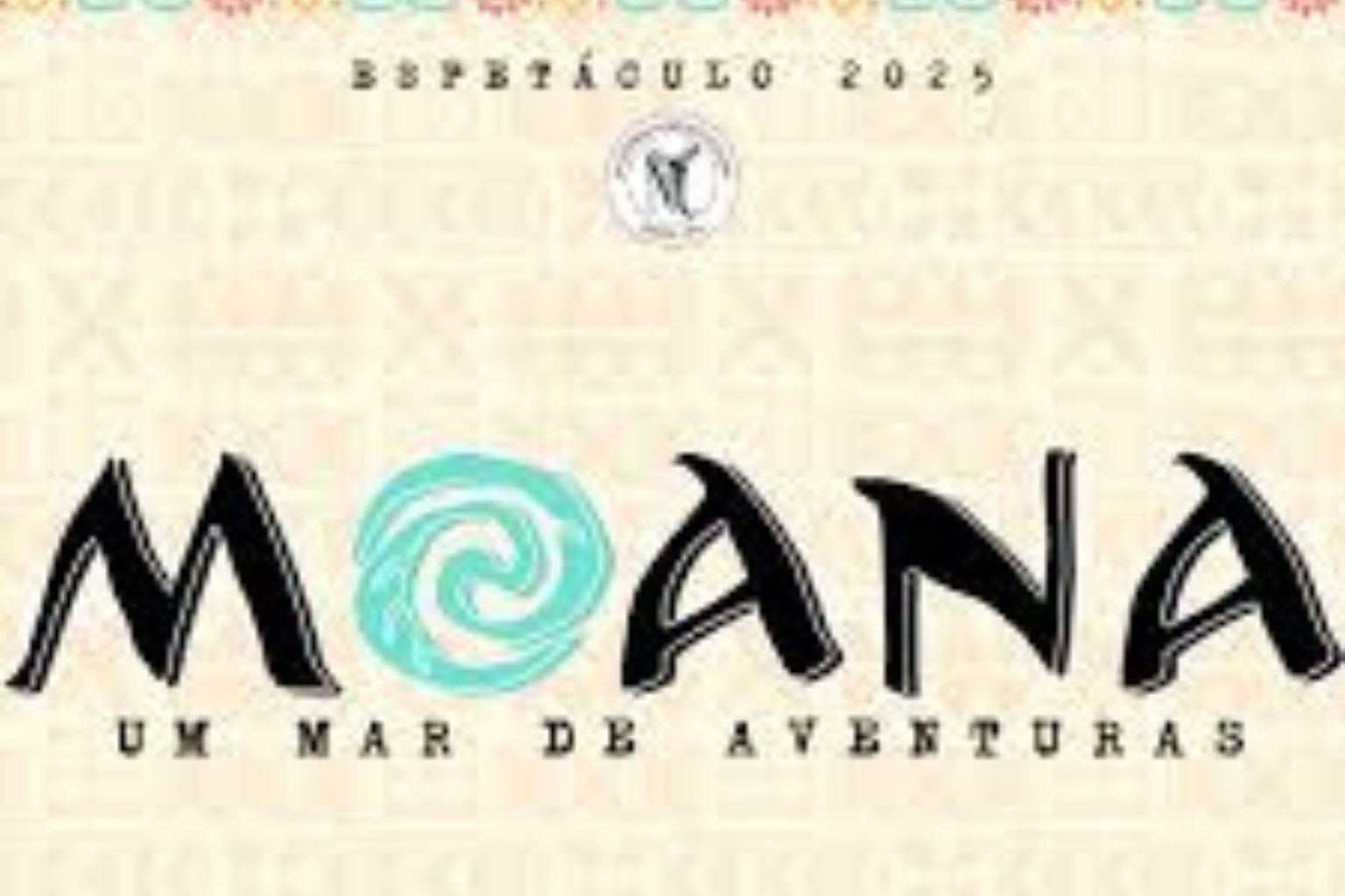 Arte de divulgação de Academia Narcisa Coelho - Espetáculo Moana