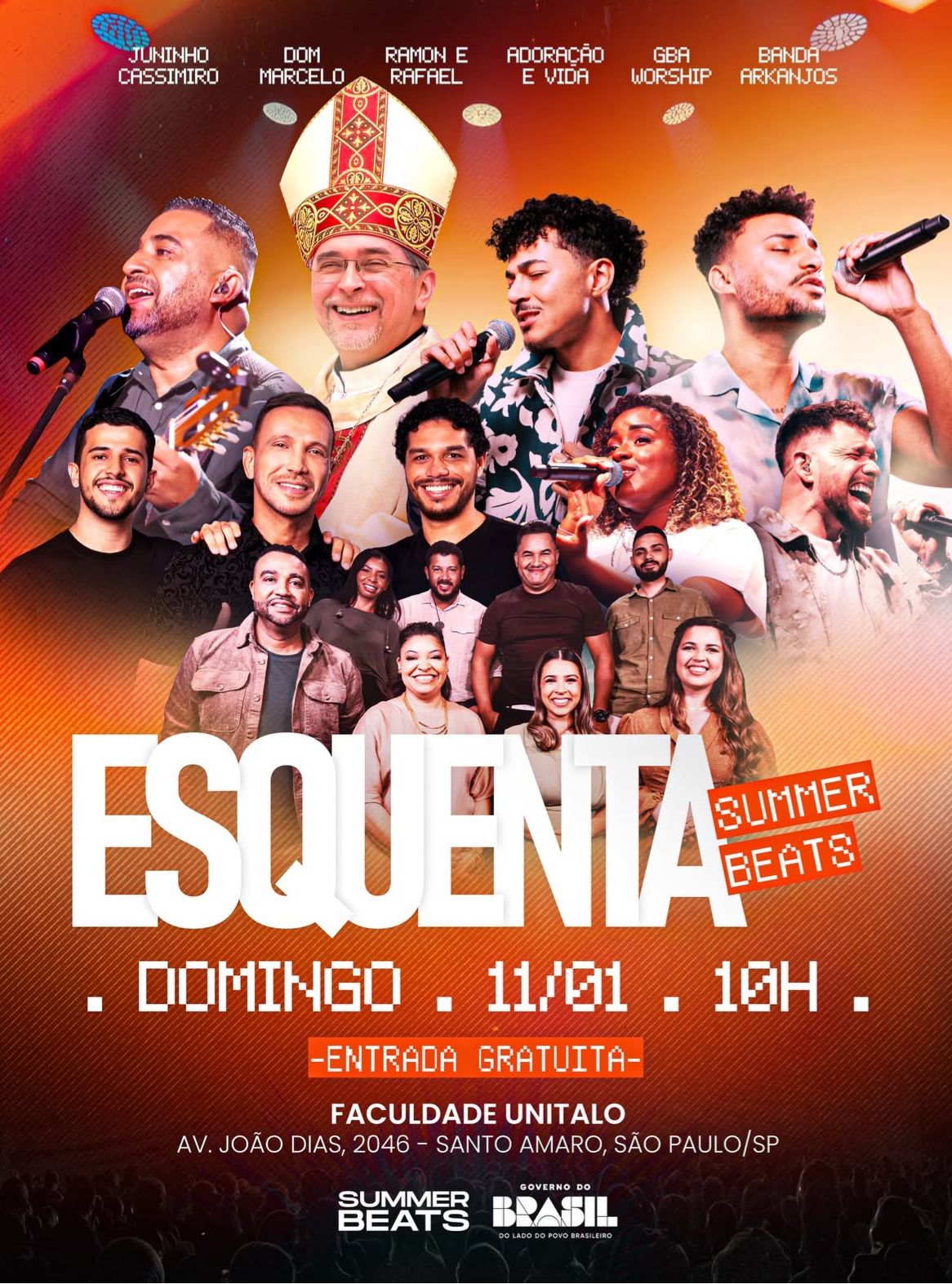 Arte de divulgação de Esquenta Summer Beats