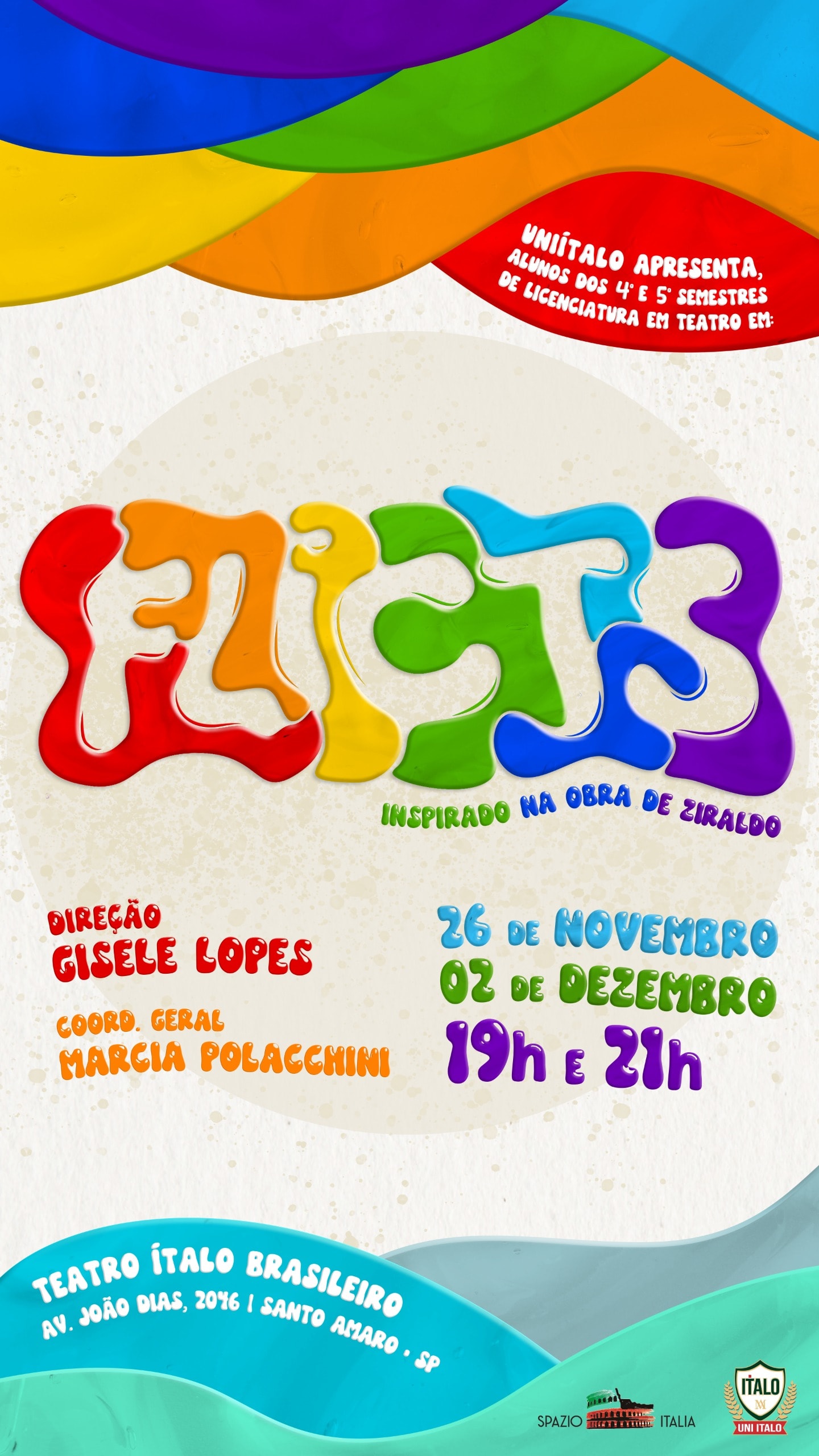 Arte de divulgação de Flicts (Inspirado na obra de Ziraldo)