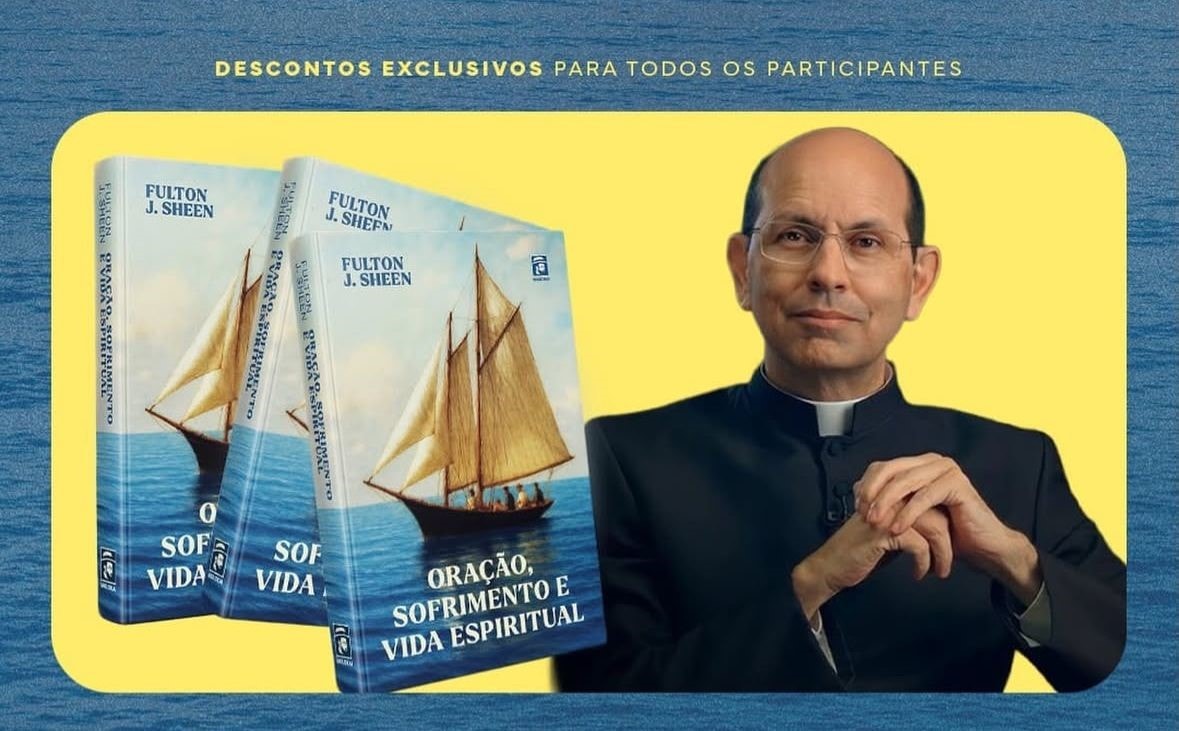 Arte de divulgação de Um lançamento especial com a presença de Pe. Paulo Ricardo.