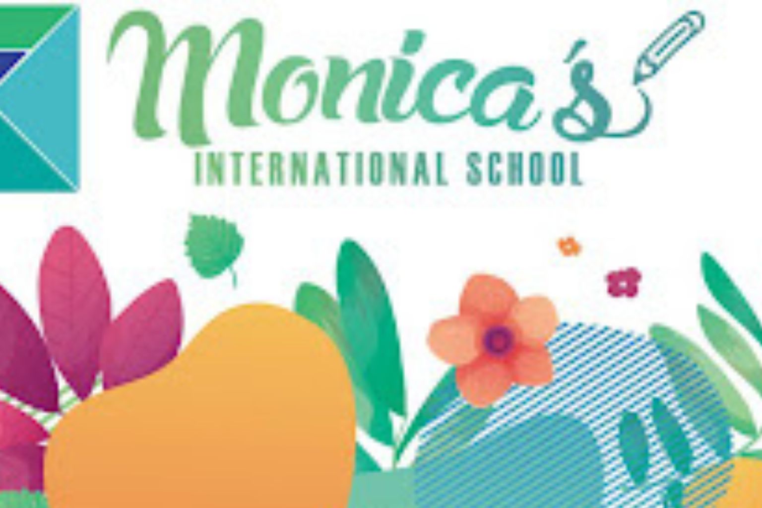 Arte de divulgação de Monica's School - Festa de Encerramento