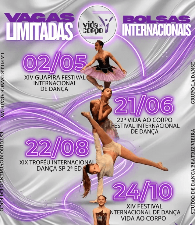 Arte de divulgação de VIDA AO CORPO | Festival Internacional de Dança