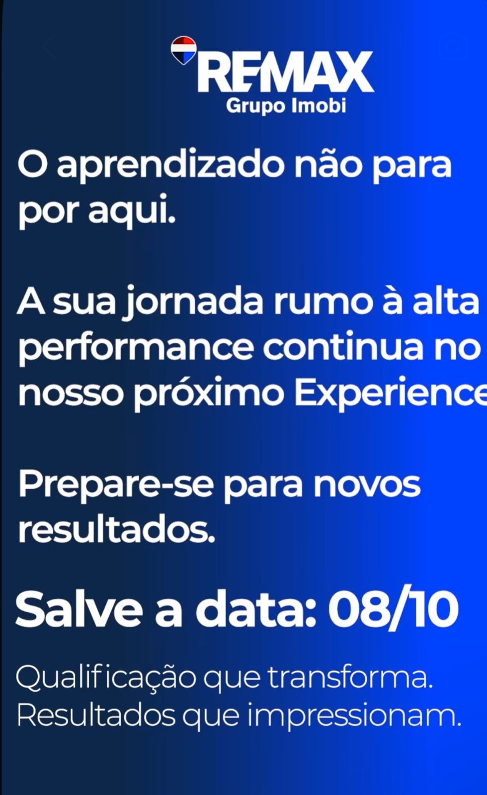 EXPERIENCE | Remax Grupo Imobi