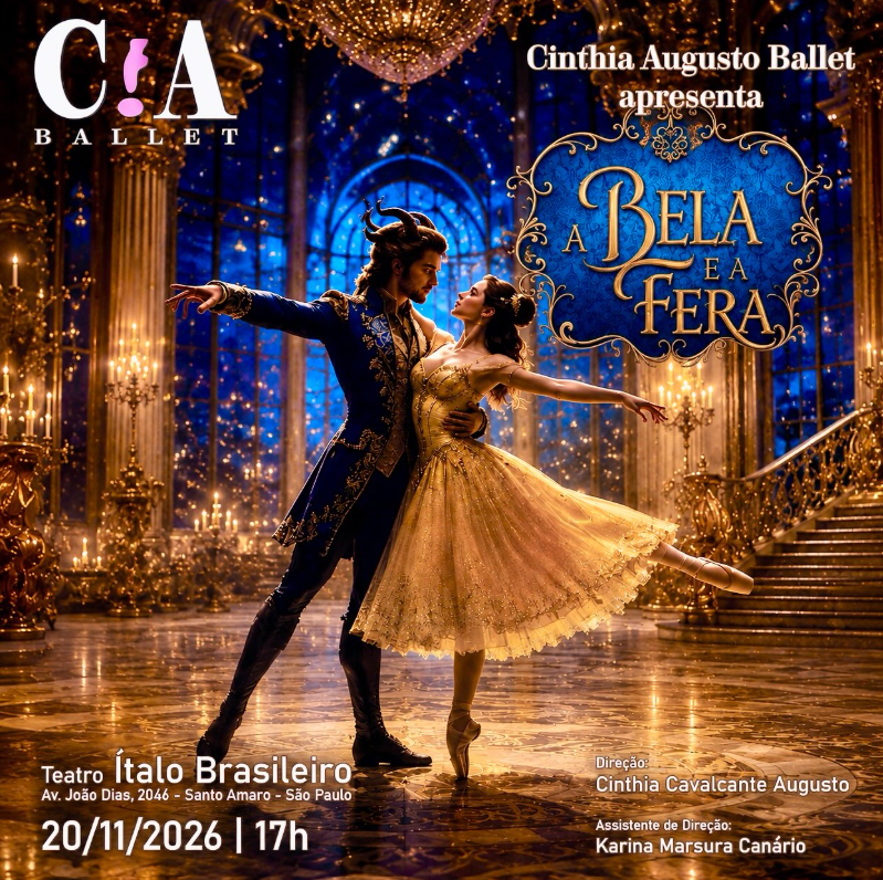 A Bela e a Fera | Espetáculo Cinthia Augusto ballet